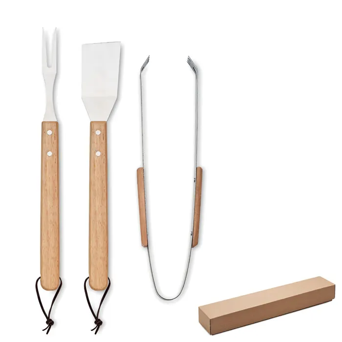 Smokey – Oakwood barbecue set — Wood