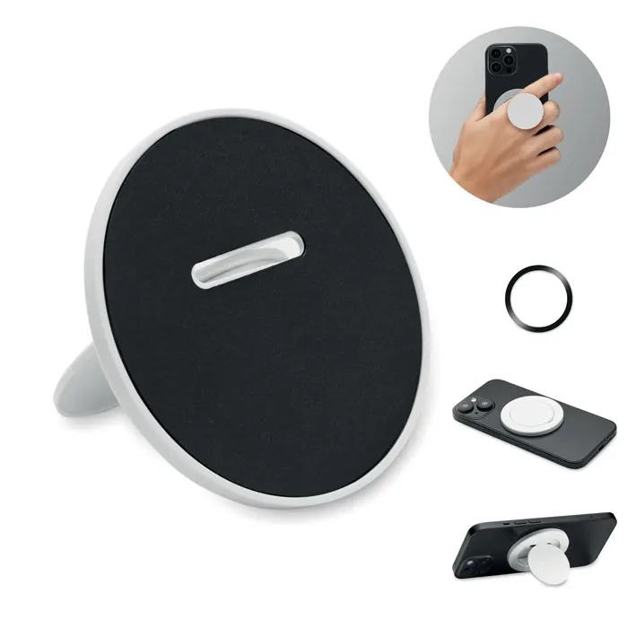 Able – Magnetic phone holder — White