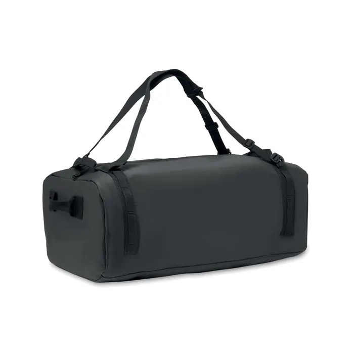 Mountain – Travel tarpaulin duffle bag — Black