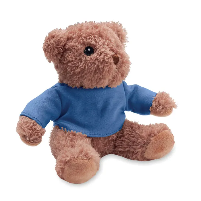 Johnny T – Teddy bear with t-shirt — Blue