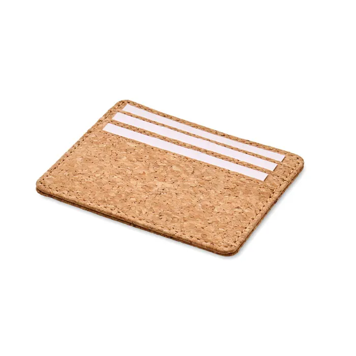 Wallk – Cork cardholder with RFID — Beige