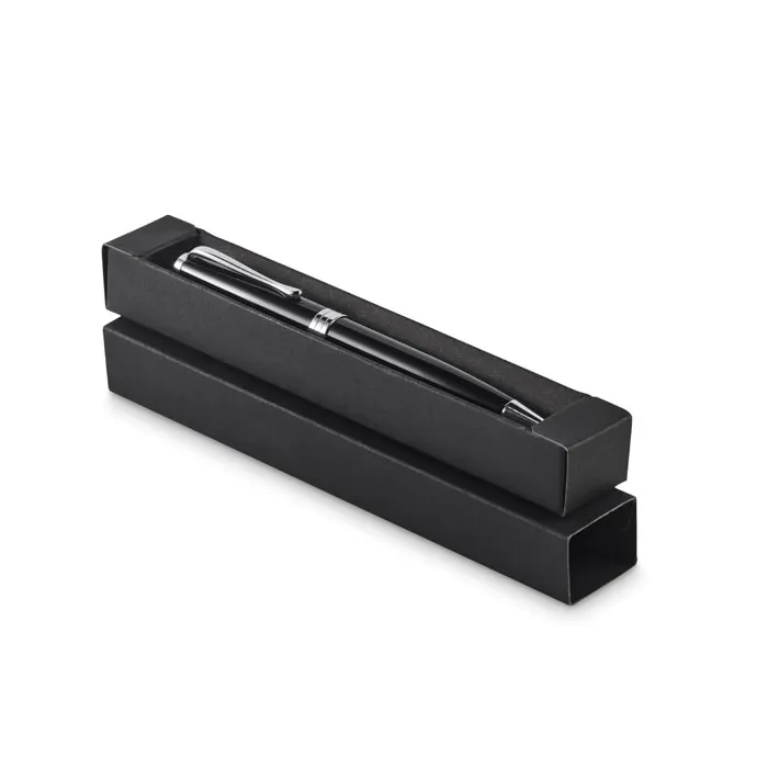 Lyon – Twist ball pen in box — Black