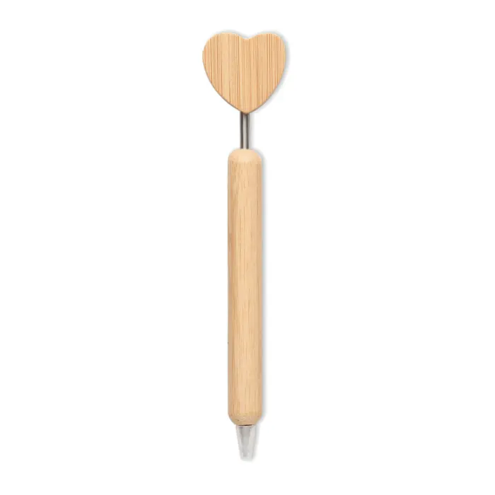 Corapen – Bamboo heart ball pen — Wood