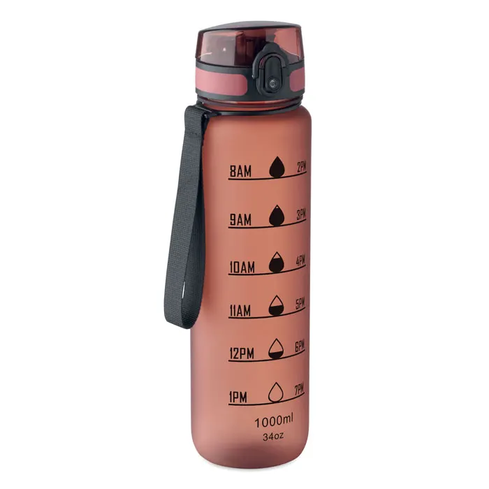 Isforden Mark – Sports water bottle RPET 1L — Burgundy