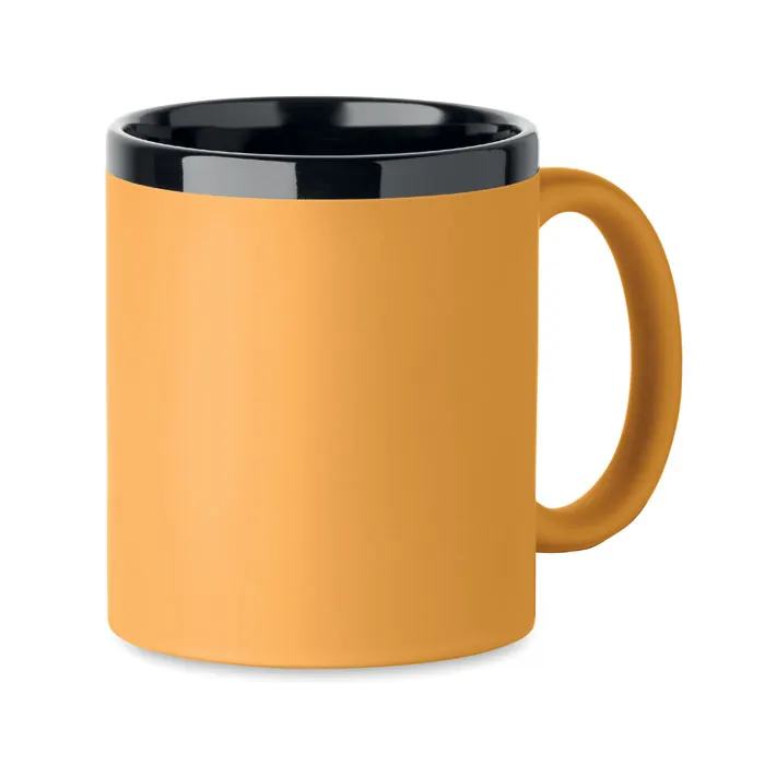 Ruby – Ceramic mug for laser 300 ml — Yellow