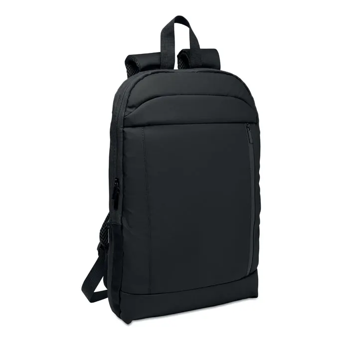 EXpandable 600D RPET backpack — Black