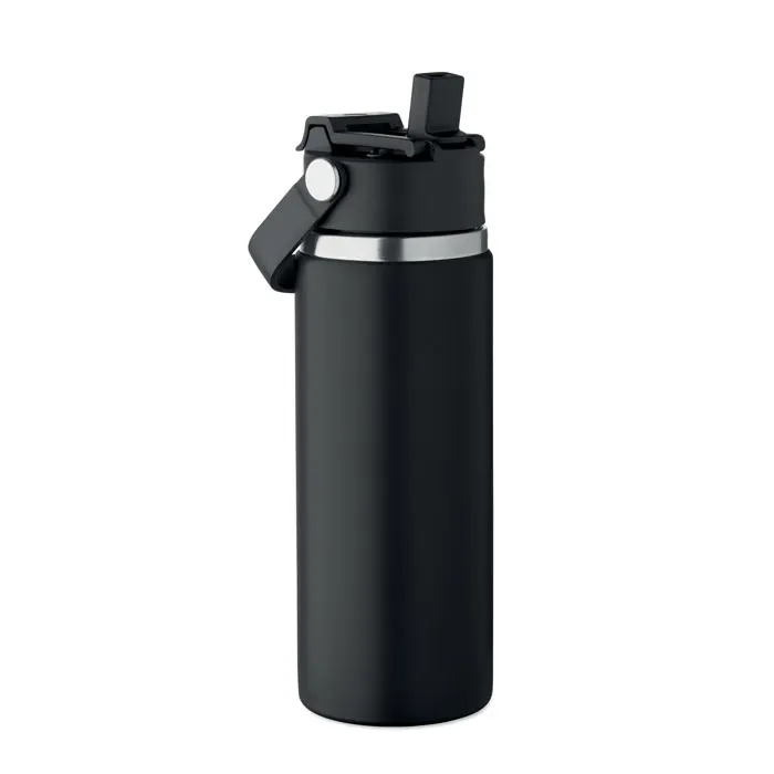 Suma Grip – Double wall bottle 500 ml — Black