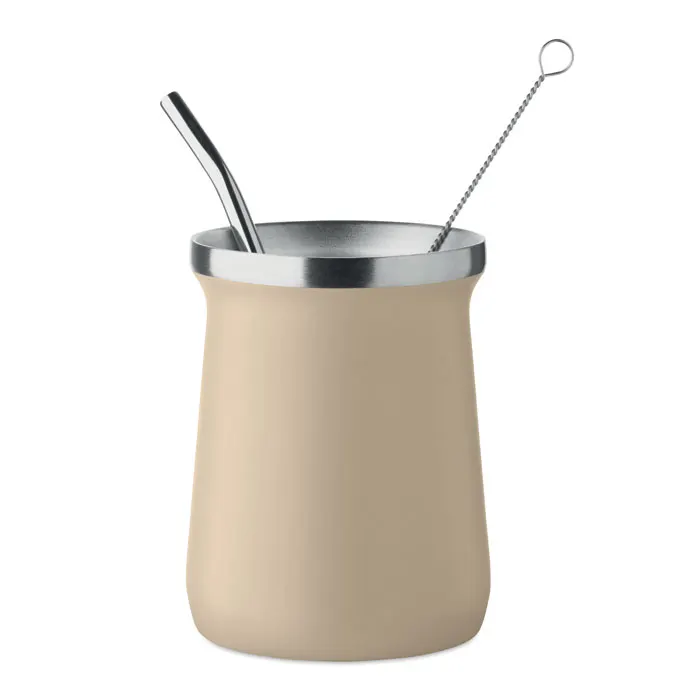 Miyerba – Yerba mate tea cup — Beige