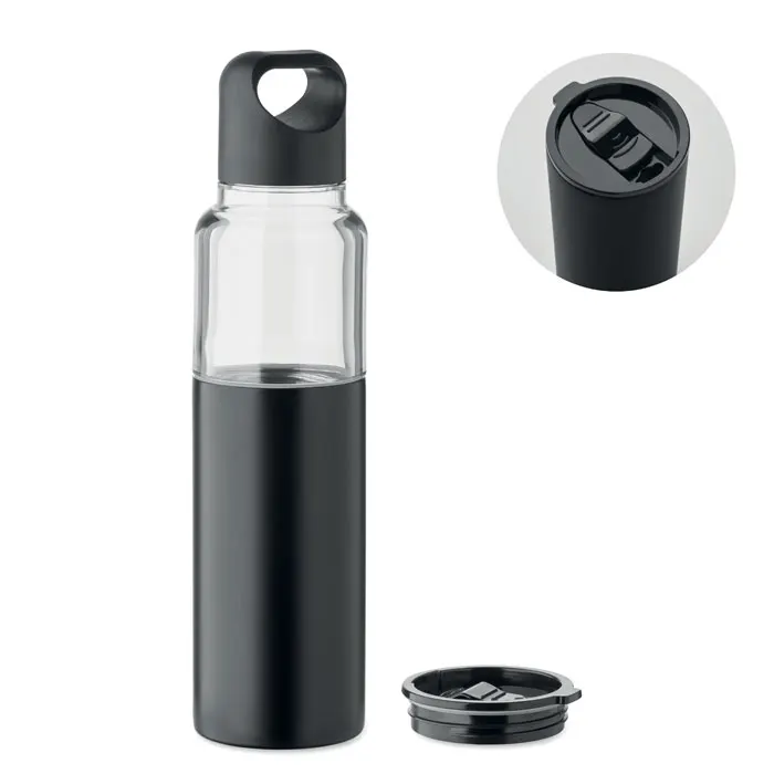 Dualuse – 2 in 1 bottle 610ml — Black
