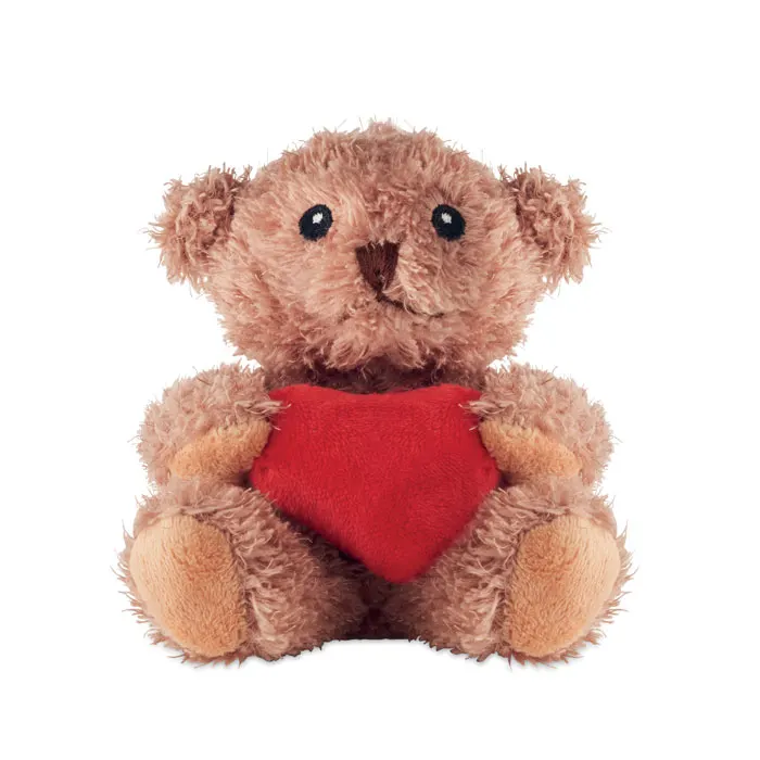 Cuddle – Teddy bear plush with heart — Red