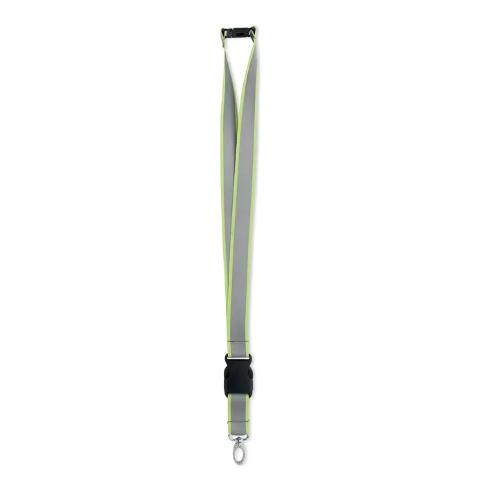 Tosee – Reflective RPET lanyard — Neon Yellow
