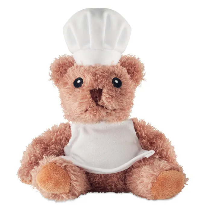 Teddchef – Teddy bear plush chef — White