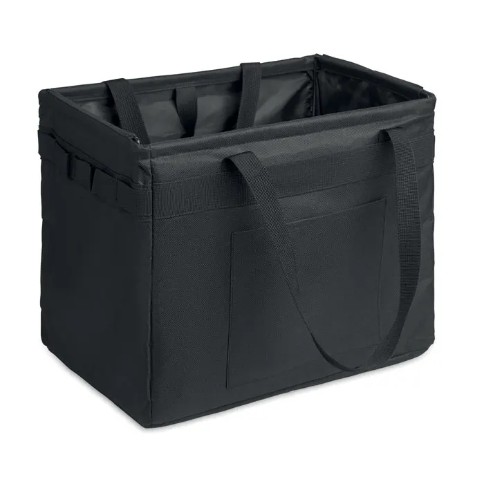 Form – Foldable RPET organizer bag — Black
