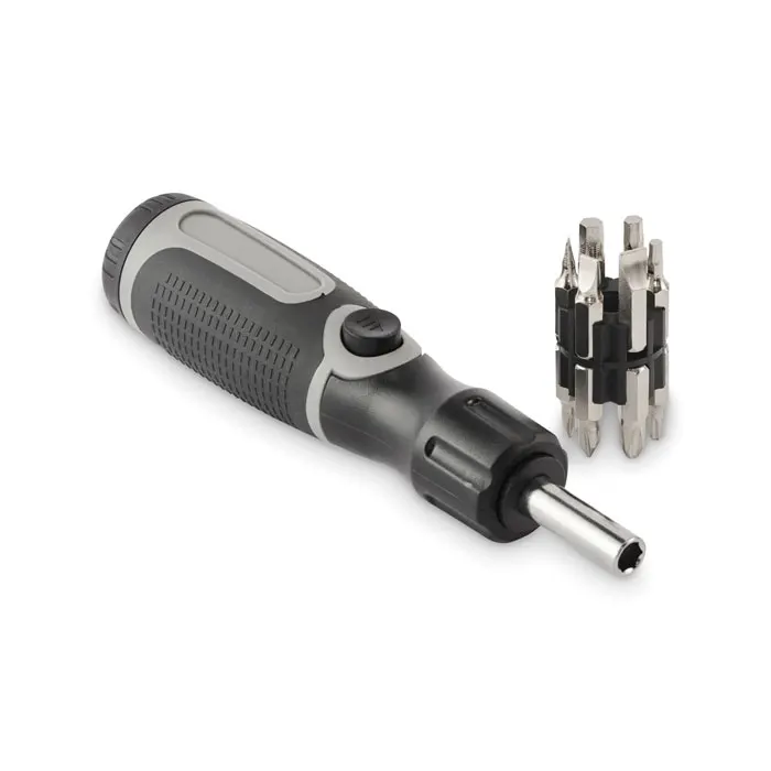 Bend Me – Multi bit bendable screwdriver — Grey