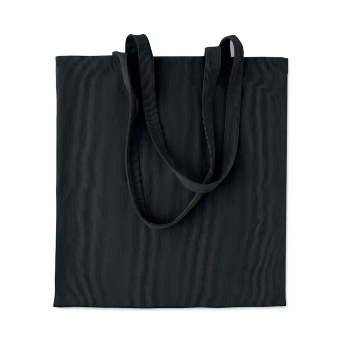 Cordy B – Corduroy shopping bag — Black