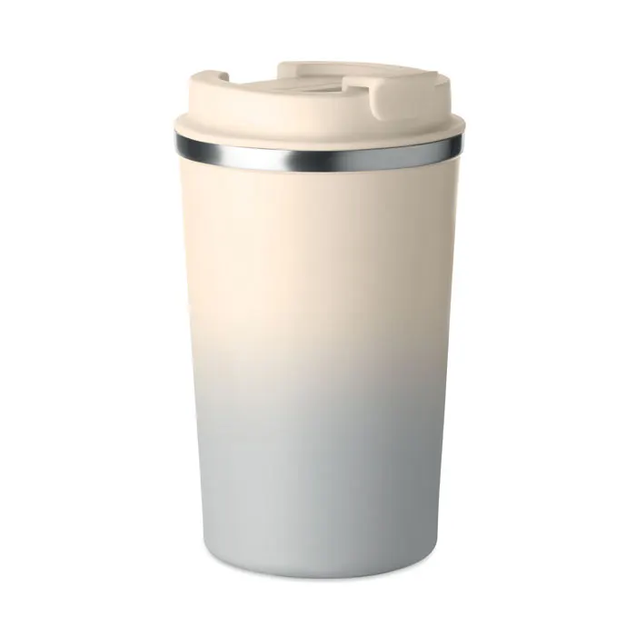 Brace Gradient – Double wall tumbler 350 ml — Grey