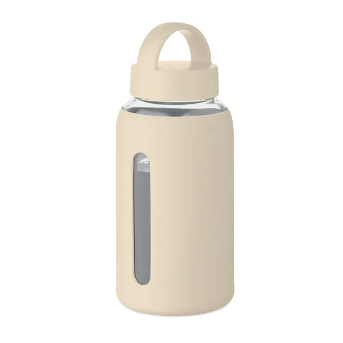 Boris – High borosilicate glass bottle — Beige