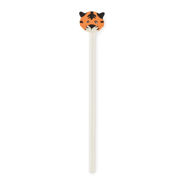 Circo – Wooden pencil in animal shape — White