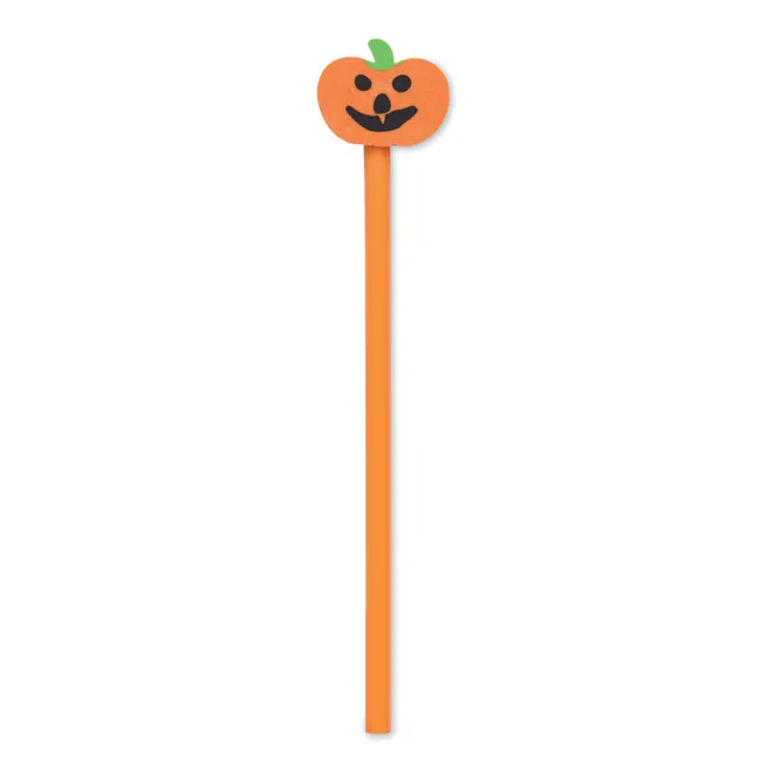 Weenpen – Halloween pencil with eraser — Orange