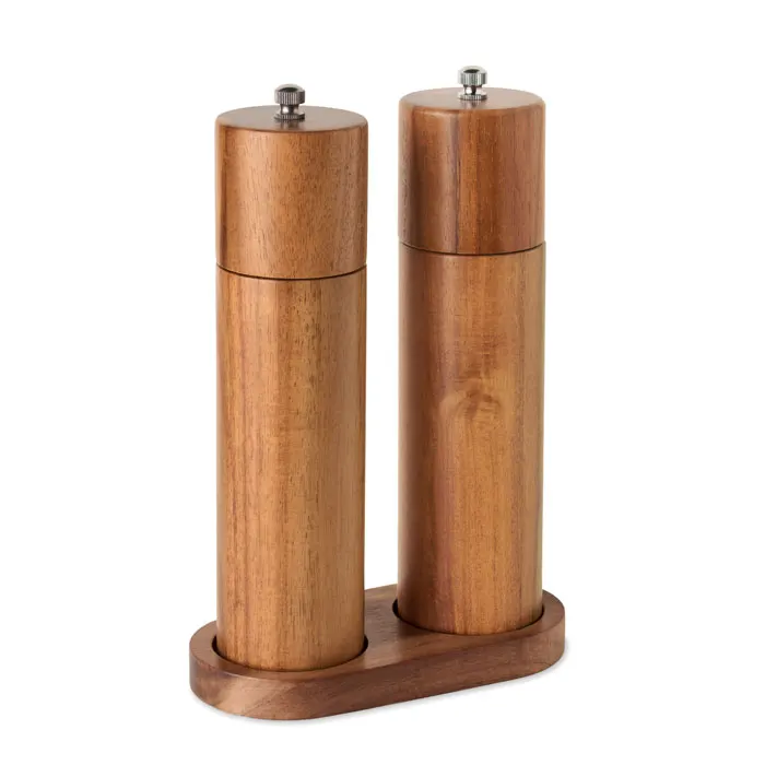 Tucco Set – Acacia salt & pepper grinders — Wood