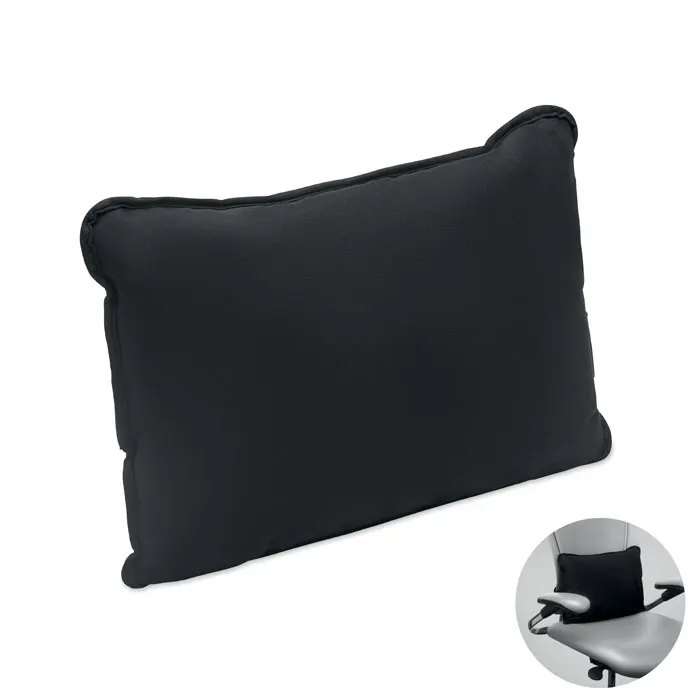 Suicush – Suede fabric cushion — Black