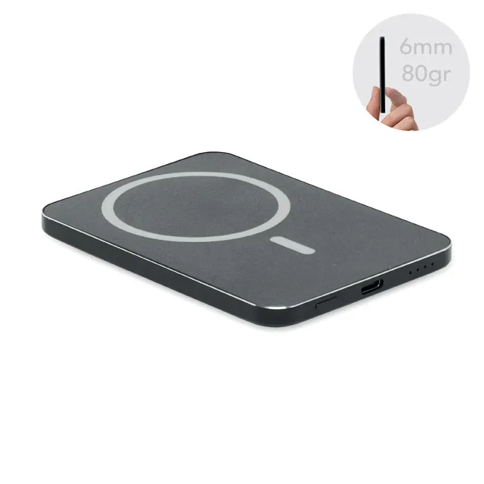 Slimvolt – Slim magnetic power bank 20W — Black