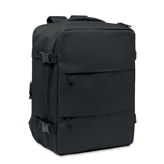 Aspen – Extendable cabin backpack 20L — Black