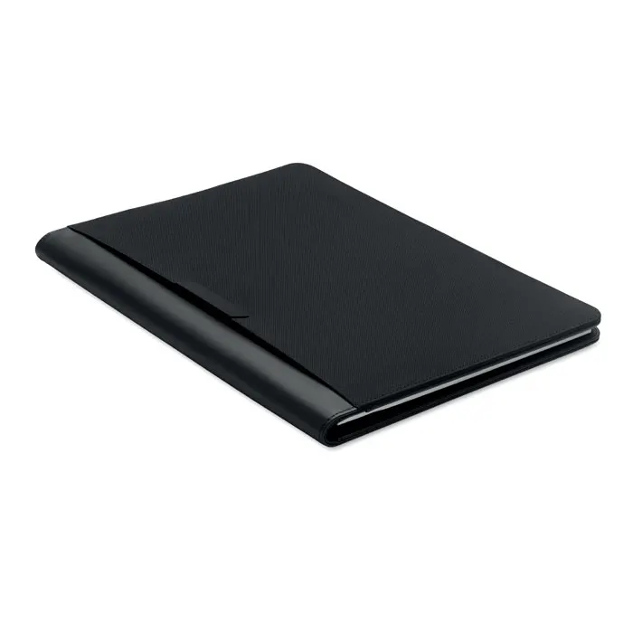 Profile4 – A4 portfolio with notepad — Black