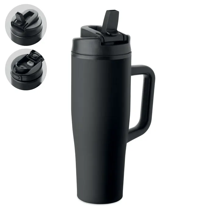 Atlanta – Double wall tumbler 900ml — Black