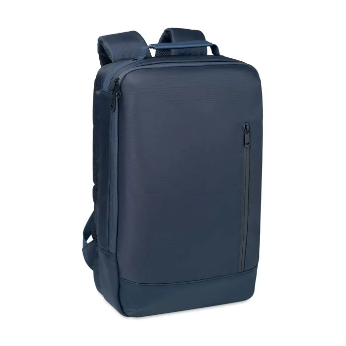Boston – 15" laptop jacquard backpack — Blue