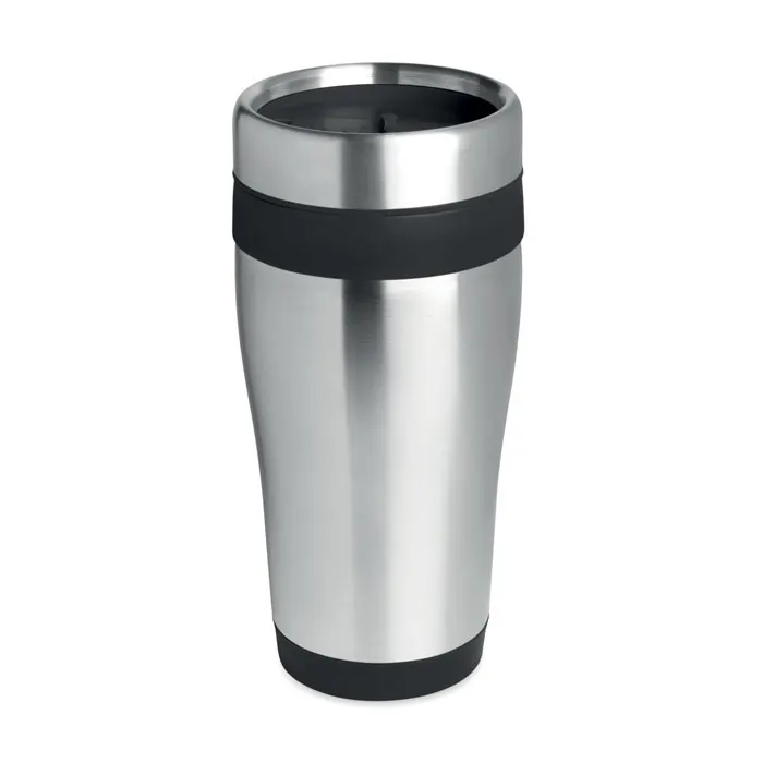 Tram – Stainless steel cup 455 ml — Black