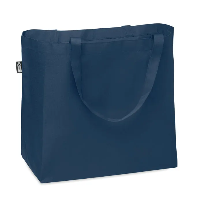 Fama – 600D RPET large shopping bag — Blue