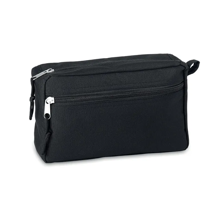 Better & Smart – 600D RPET toilet bag — Black