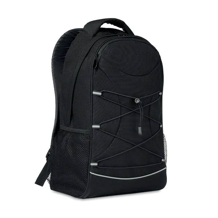 Monte Lomo – 600D RPET backpack — Black