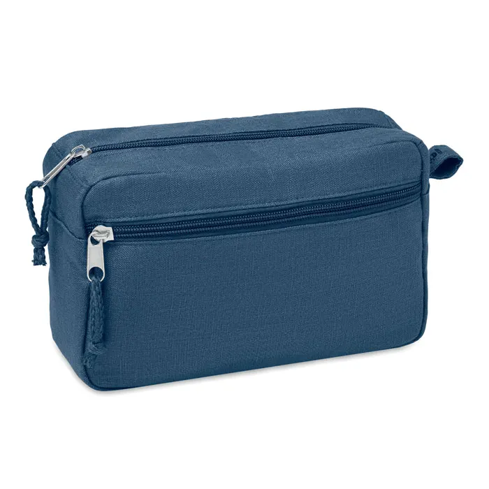Naima Cosmetic – Hemp toilet bag hemp 200 gr/m² — Blue