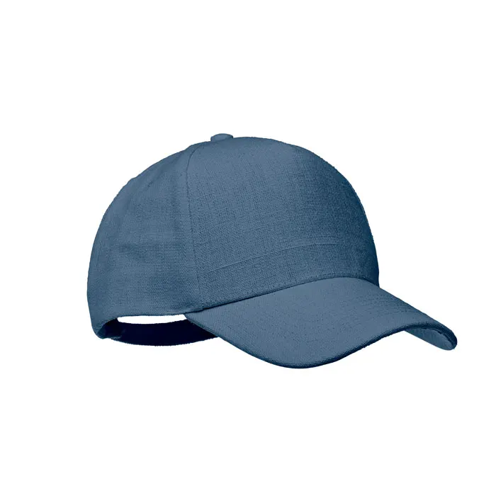 Naima Cap – 5 Panel Hemp Cap 370 Gr/M² — Blue