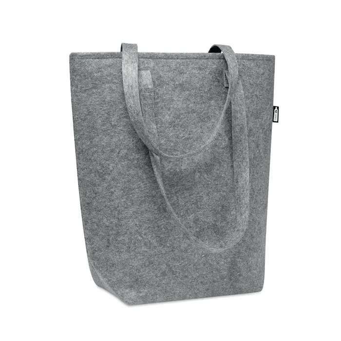 Taslo – RPET felt shopping bag — Grey