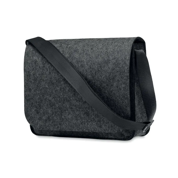 Baglo – RPET felt laptop bag — Stone Grey