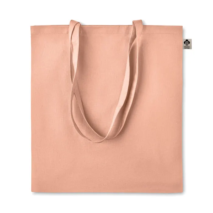 Zimde Colour – Organic cotton shopping bag — Orange