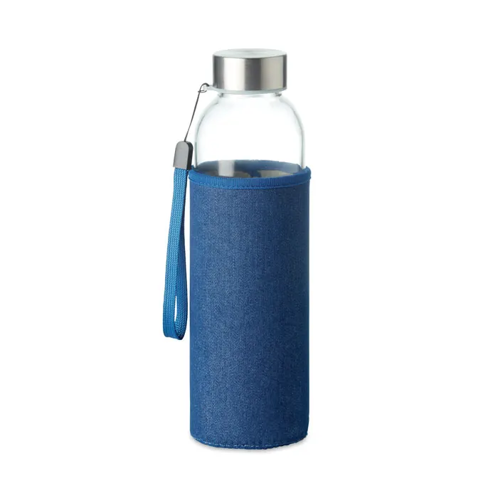 Utah Denim – Glass bottle in pouch 500 ml — Blue