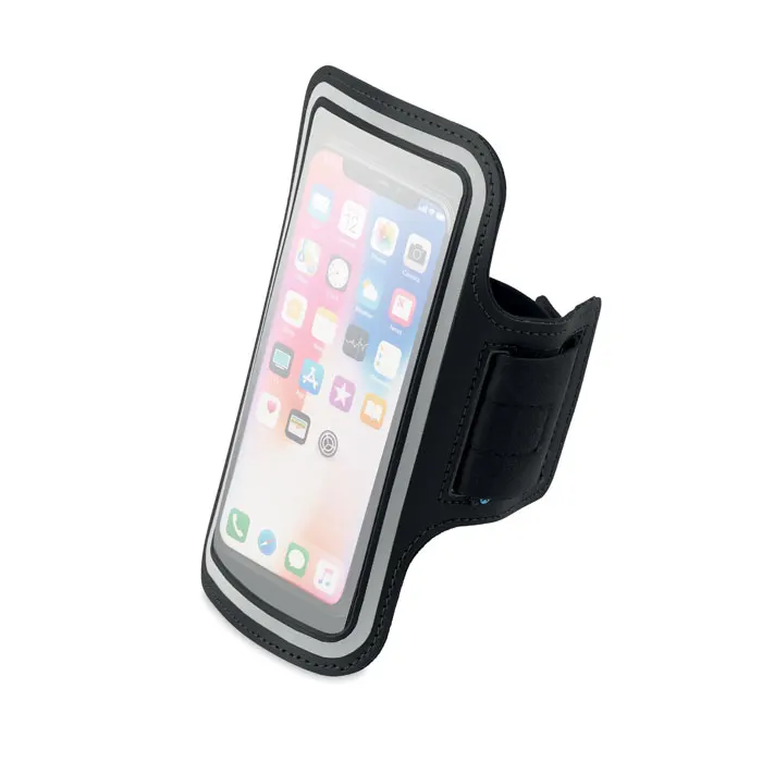Armphone + – Large neoprene phone pouch — Black