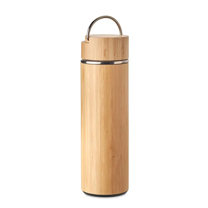 Tampere – Double wall flask 400 ml — Wood
