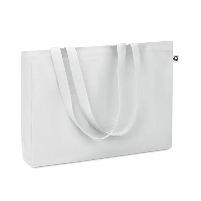 Respect Coloured – Canvas Recycled bag 280 gr/m² — White