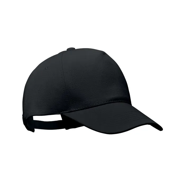 Bicca Cap – Organic cotton cap 250 gr/m² — Black