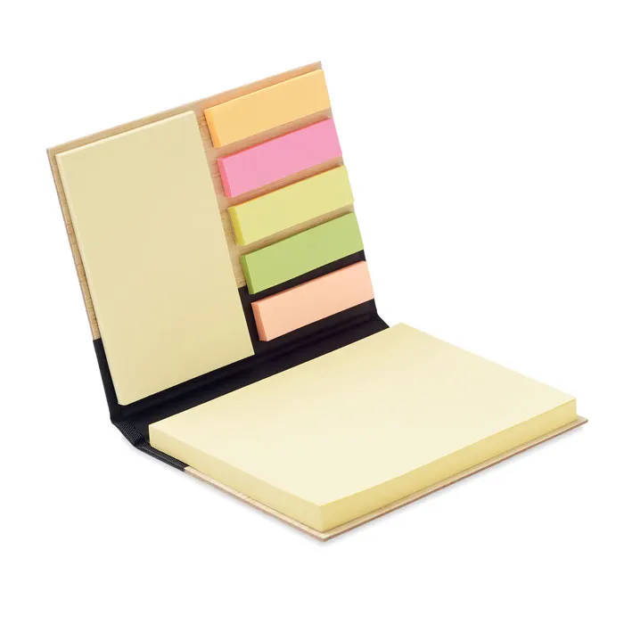 Visionbam – Bamboo sticky note memo pad — Black