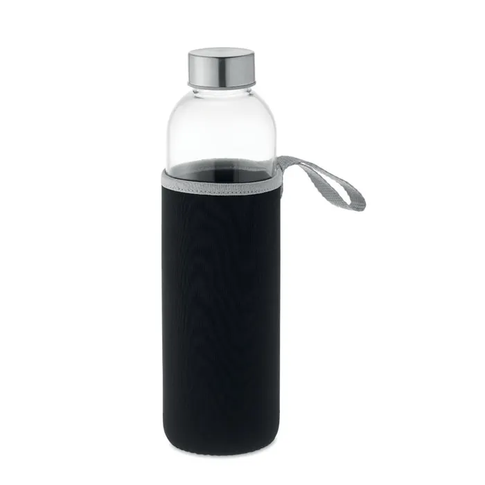 Utah Large – Glass bottle in pouch 750ml — Black