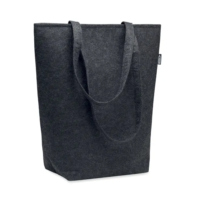 Nata – RPET felt event/shopping bag — Stone Grey