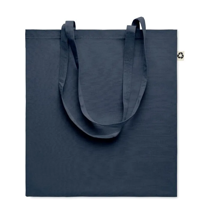 Zoco Colour – Recycled cotton shopping bag — French Navy