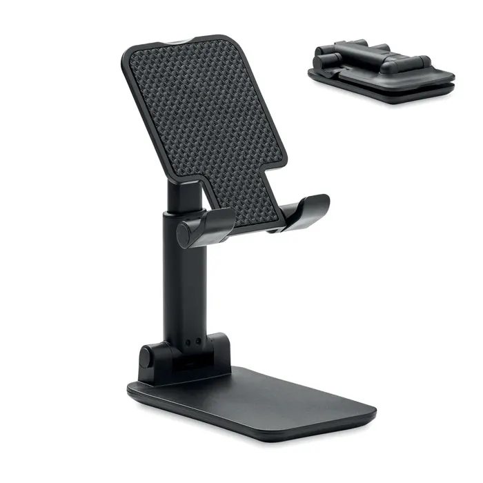 Flob – Foldable phone stand in ABS — Black
