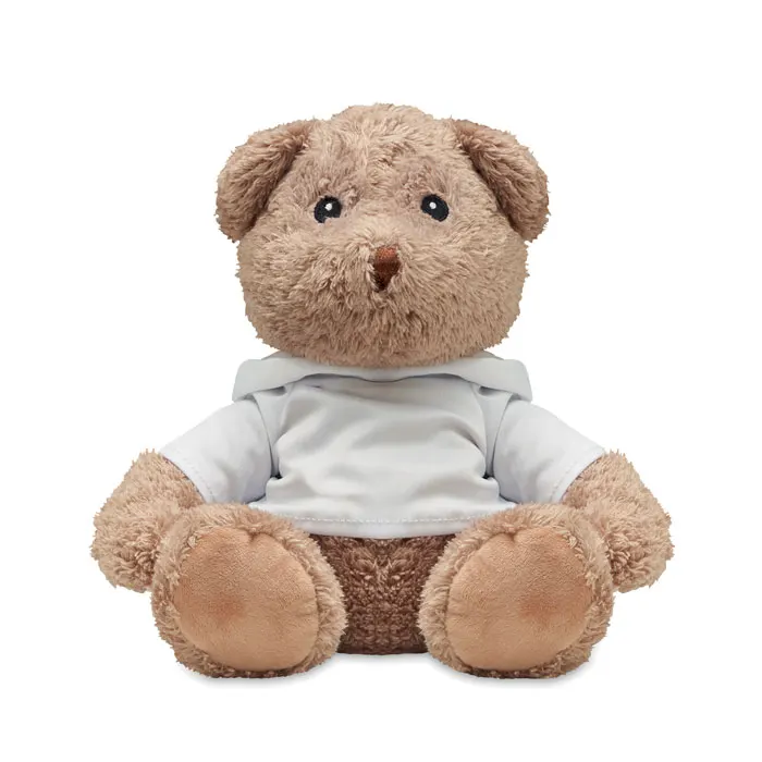 John – Teddy bear plush — White